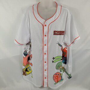 Spongebob Squarepants Vintage #99 Bikini Bottom Baseball Jersey Nickelodeon 5X